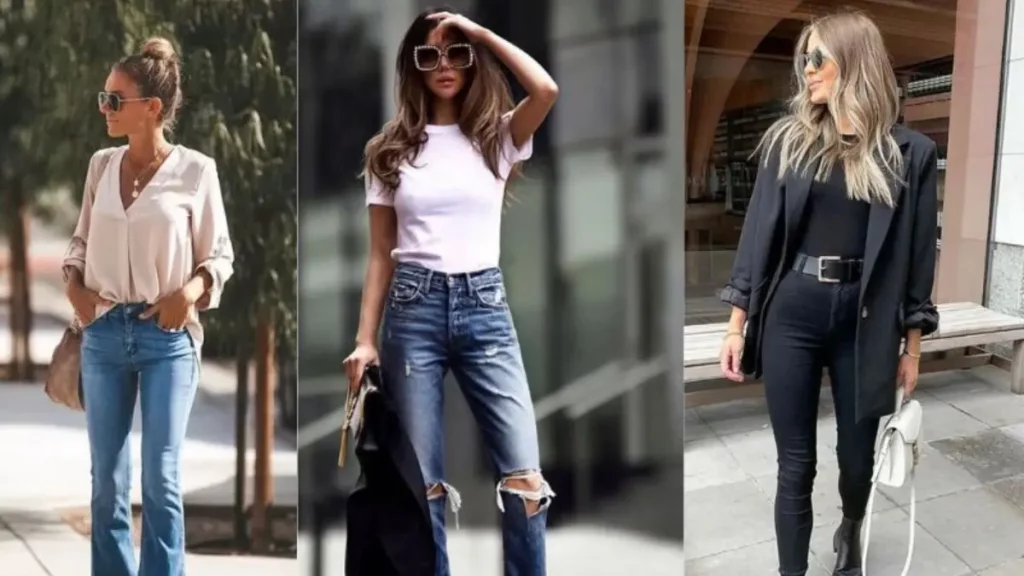Tipos de calça jeans Tipos de calça jeans